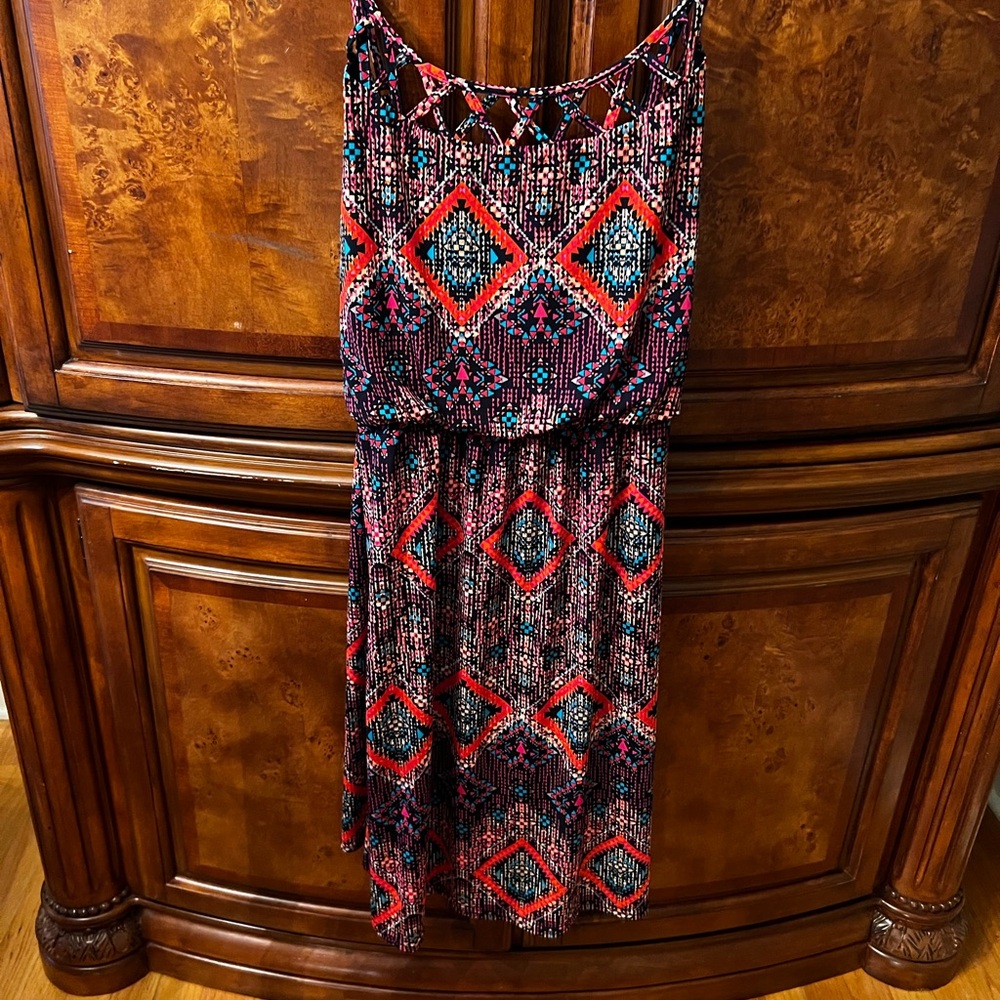 Bohemian Multicolor Sleeveless Dress